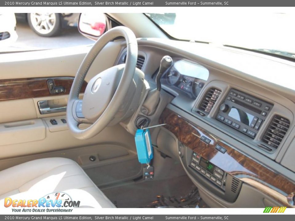 2010 Mercury Grand Marquis LS Ultimate Edition Silver Birch Metallic / Light Camel Photo #10