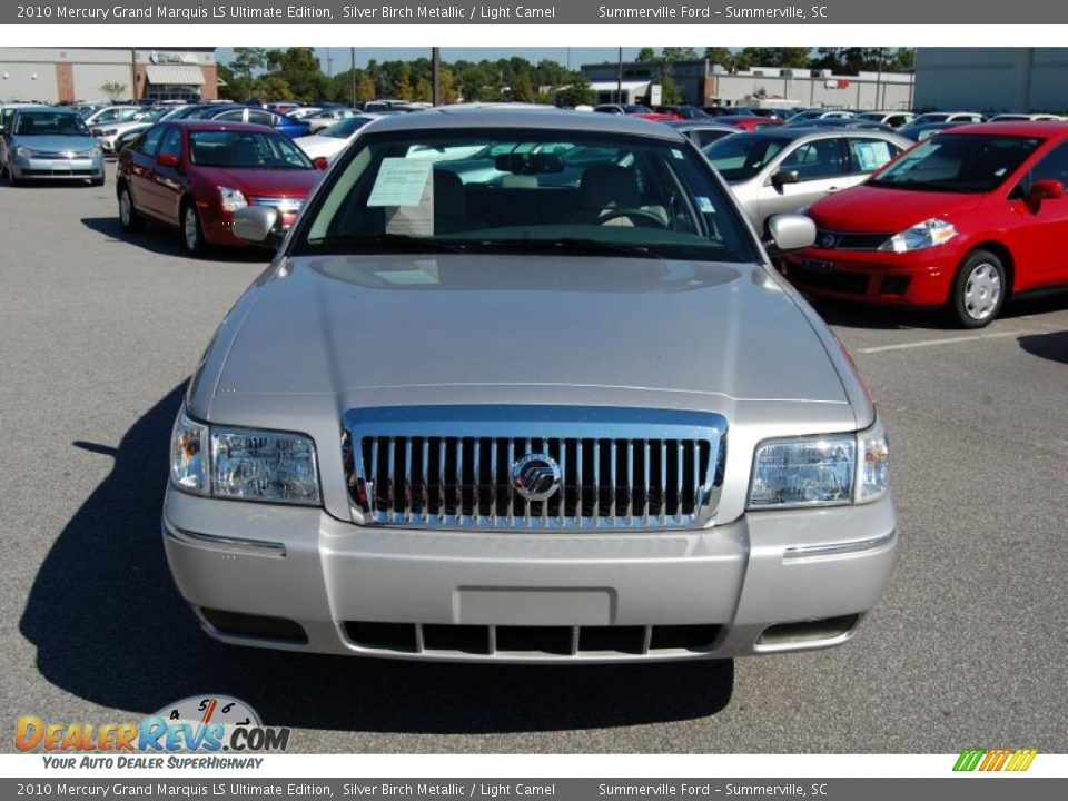 2010 Mercury Grand Marquis LS Ultimate Edition Silver Birch Metallic / Light Camel Photo #13