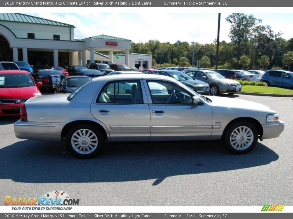 2010 Mercury Grand Marquis LS Ultimate Edition Silver Birch Metallic / Light Camel Photo #14