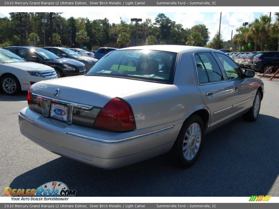 2010 Mercury Grand Marquis LS Ultimate Edition Silver Birch Metallic / Light Camel Photo #15