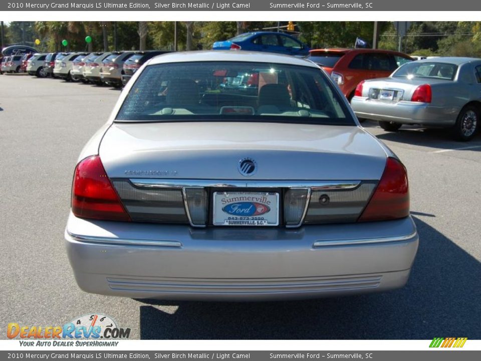 2010 Mercury Grand Marquis LS Ultimate Edition Silver Birch Metallic / Light Camel Photo #16