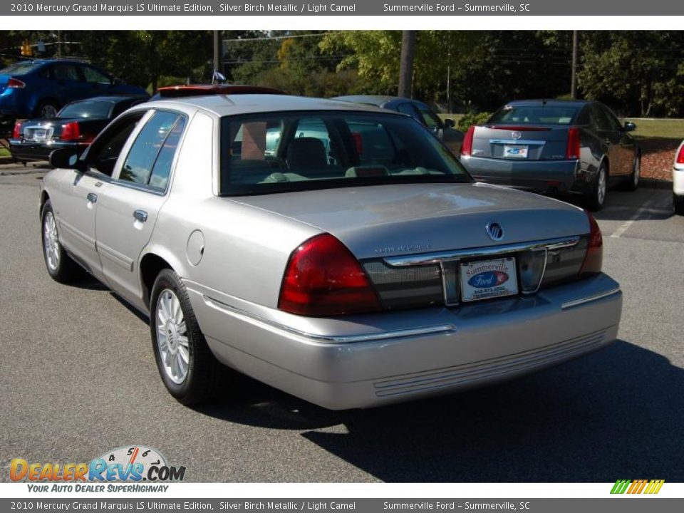 2010 Mercury Grand Marquis LS Ultimate Edition Silver Birch Metallic / Light Camel Photo #17