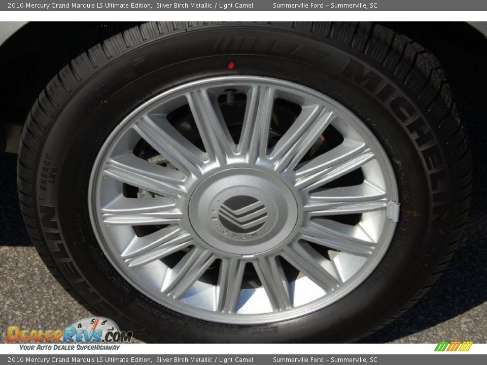 2010 Mercury Grand Marquis LS Ultimate Edition Silver Birch Metallic / Light Camel Photo #18