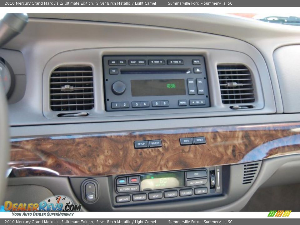2010 Mercury Grand Marquis LS Ultimate Edition Silver Birch Metallic / Light Camel Photo #21