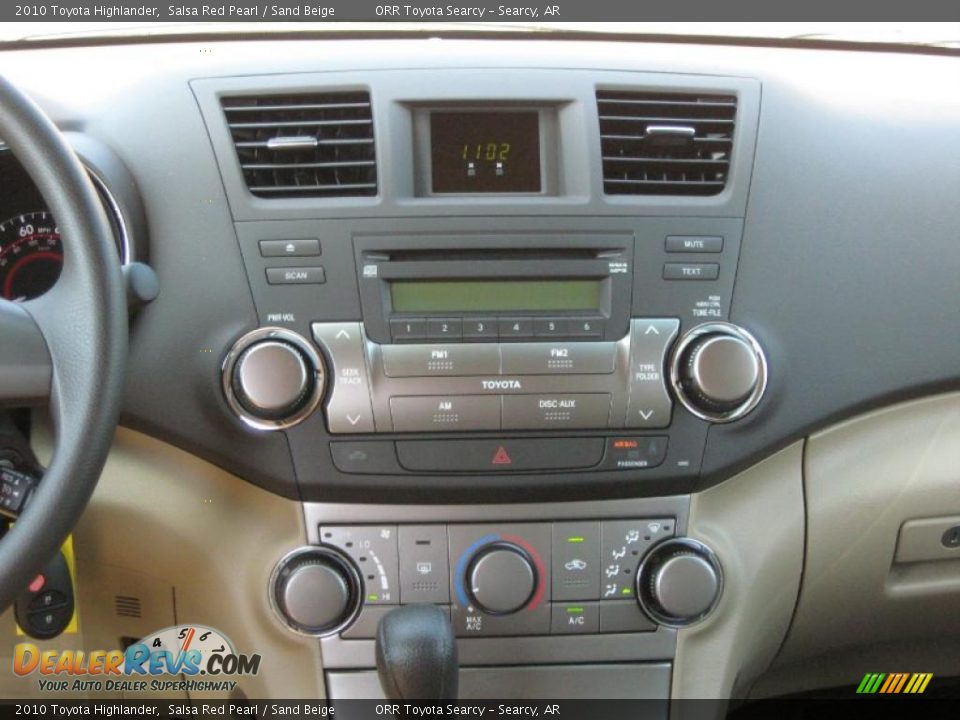 2010 Toyota Highlander Salsa Red Pearl / Sand Beige Photo #8