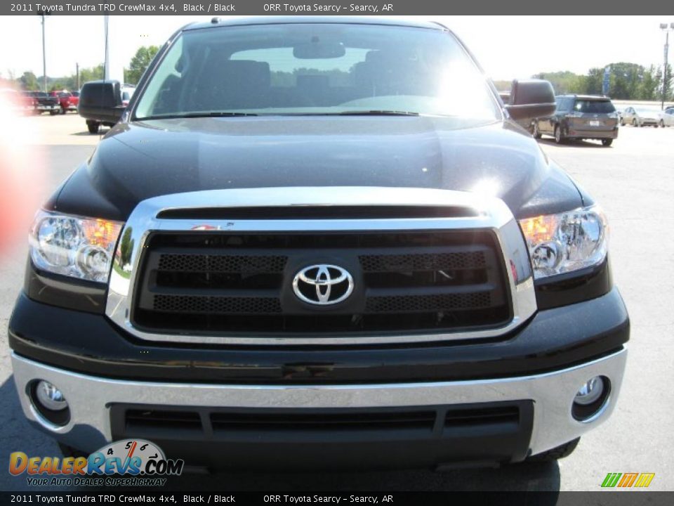 2011 Toyota Tundra TRD CrewMax 4x4 Black / Black Photo #2