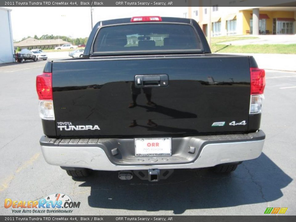 2011 Toyota Tundra TRD CrewMax 4x4 Black / Black Photo #5