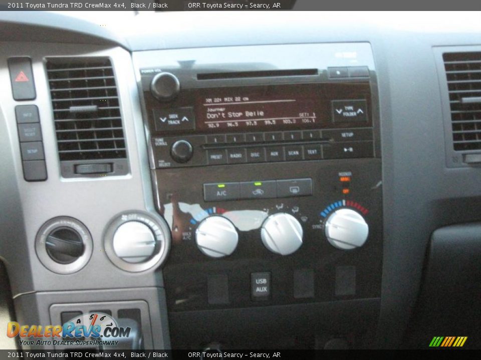 2011 Toyota Tundra TRD CrewMax 4x4 Black / Black Photo #8