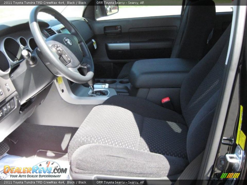 2011 Toyota Tundra TRD CrewMax 4x4 Black / Black Photo #9