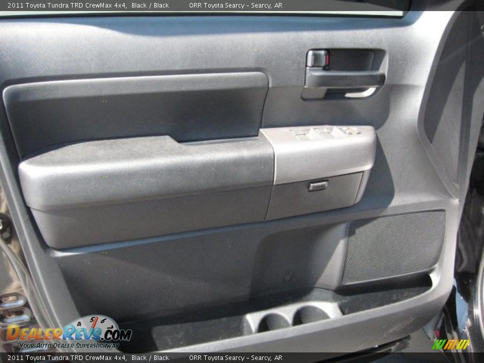 2011 Toyota Tundra TRD CrewMax 4x4 Black / Black Photo #10