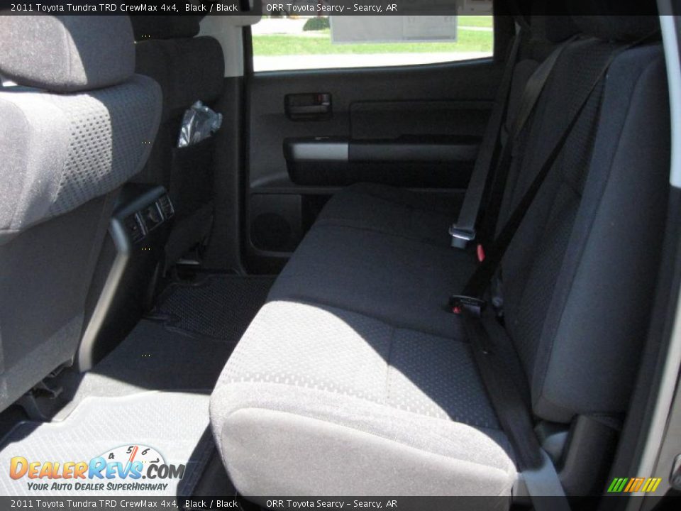 2011 Toyota Tundra TRD CrewMax 4x4 Black / Black Photo #11