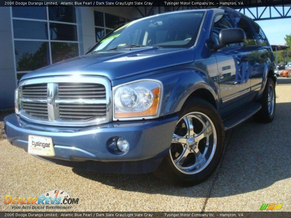 2006 Dodge Durango Limited Atlantic Blue Pearl / Dark Slate Gray/Light Slate Gray Photo #1