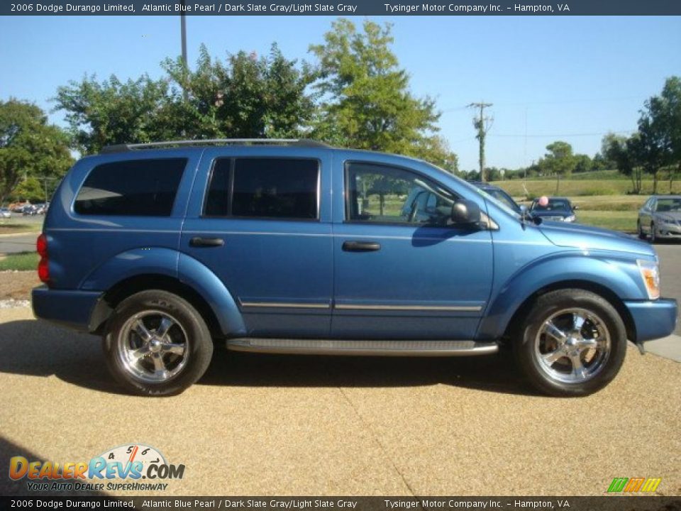 2006 Dodge Durango Limited Atlantic Blue Pearl / Dark Slate Gray/Light Slate Gray Photo #6