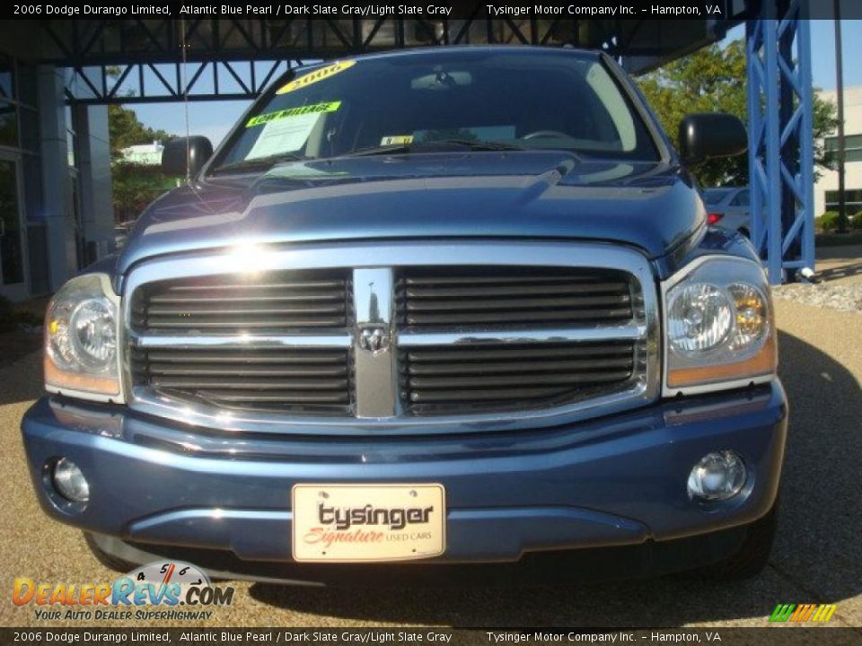 2006 Dodge Durango Limited Atlantic Blue Pearl / Dark Slate Gray/Light Slate Gray Photo #8