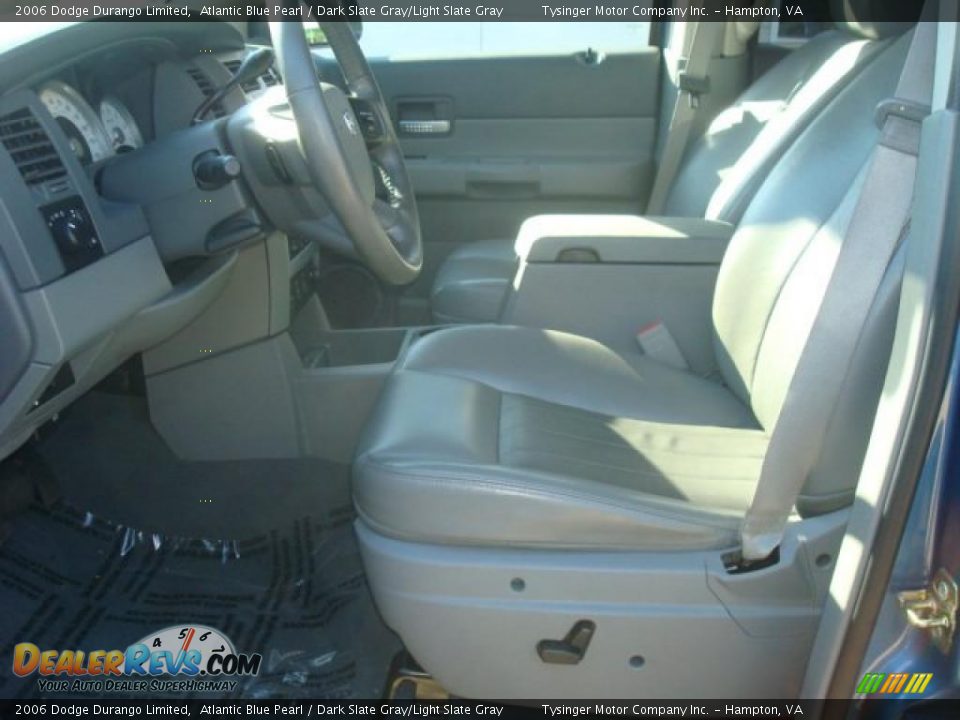 2006 Dodge Durango Limited Atlantic Blue Pearl / Dark Slate Gray/Light Slate Gray Photo #9