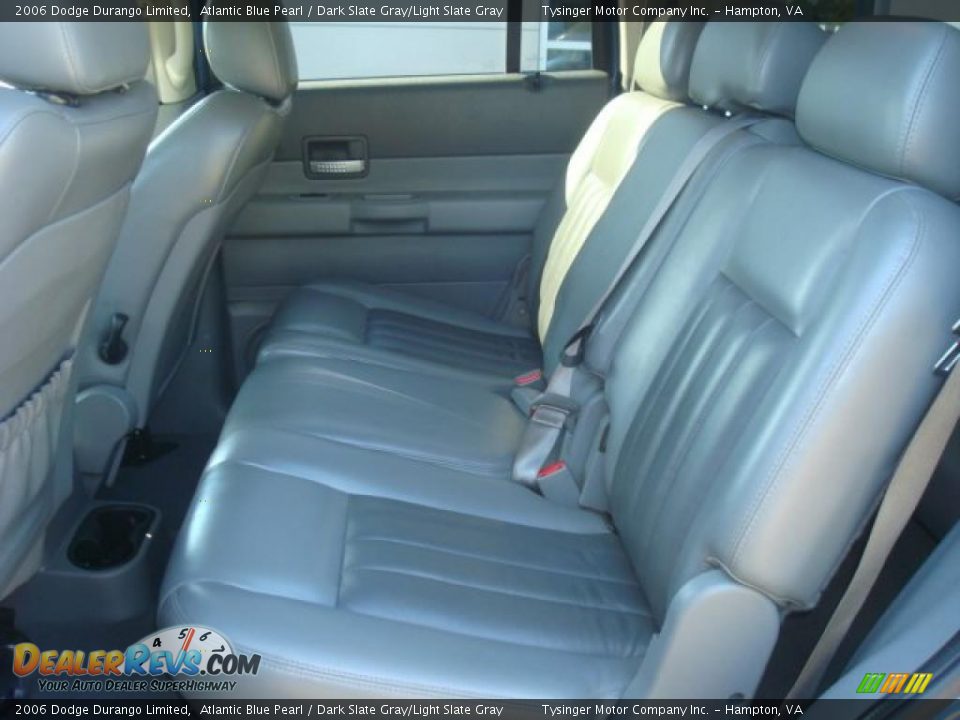 2006 Dodge Durango Limited Atlantic Blue Pearl / Dark Slate Gray/Light Slate Gray Photo #10