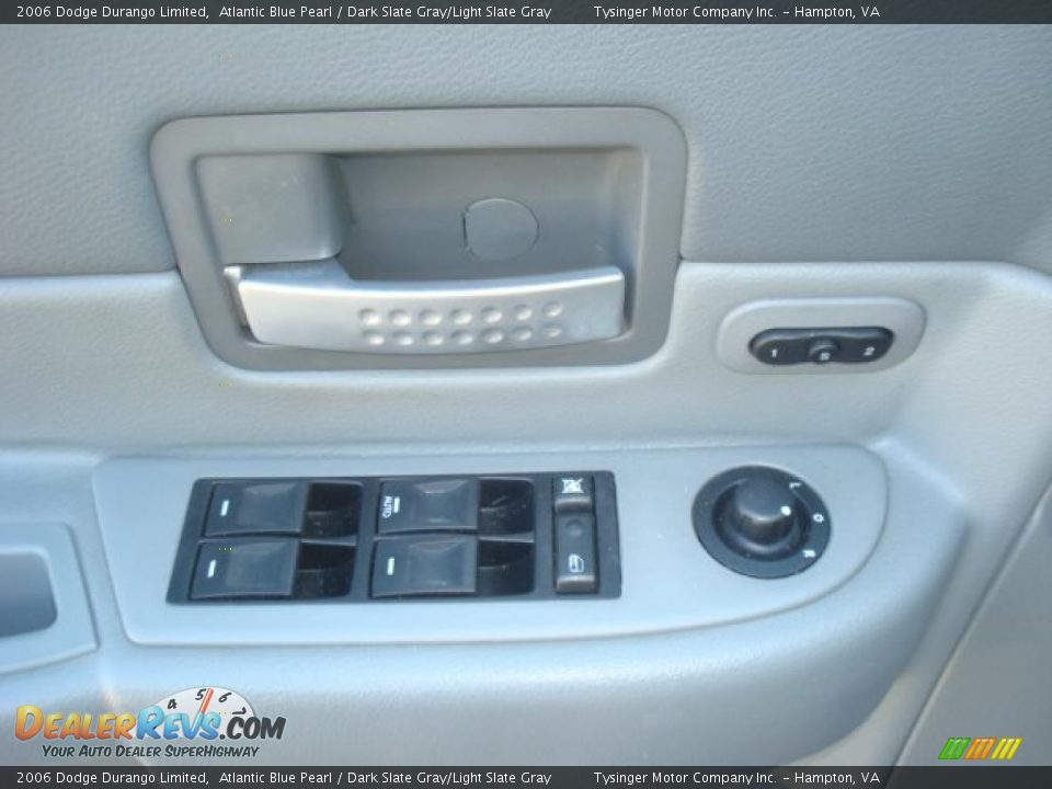 2006 Dodge Durango Limited Atlantic Blue Pearl / Dark Slate Gray/Light Slate Gray Photo #14