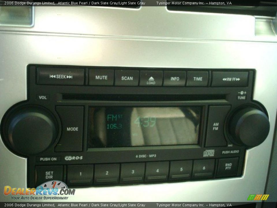2006 Dodge Durango Limited Atlantic Blue Pearl / Dark Slate Gray/Light Slate Gray Photo #15