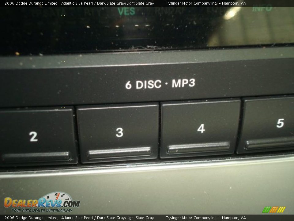 2006 Dodge Durango Limited Atlantic Blue Pearl / Dark Slate Gray/Light Slate Gray Photo #16