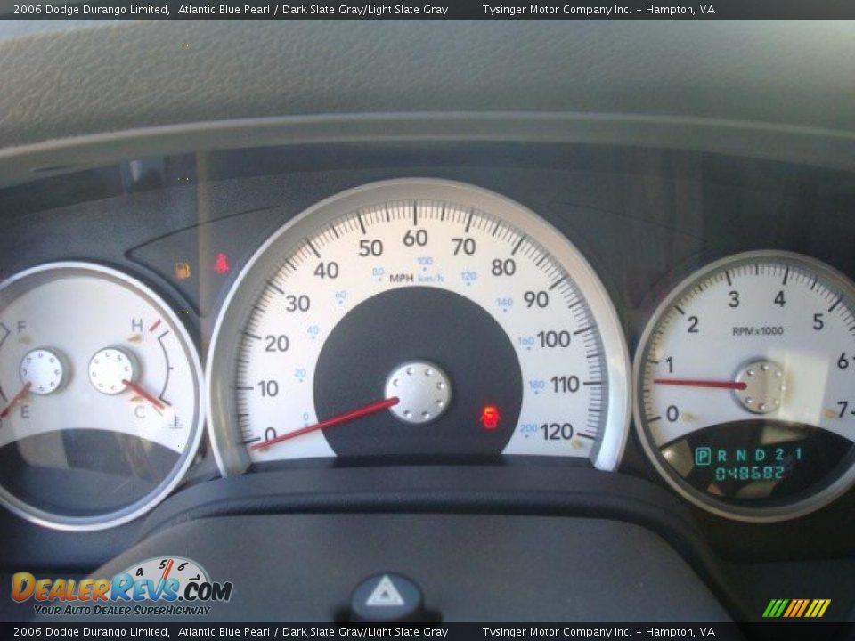 2006 Dodge Durango Limited Atlantic Blue Pearl / Dark Slate Gray/Light Slate Gray Photo #19