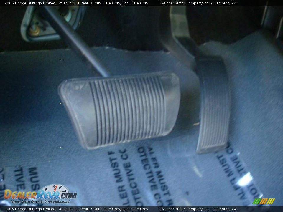 2006 Dodge Durango Limited Atlantic Blue Pearl / Dark Slate Gray/Light Slate Gray Photo #22