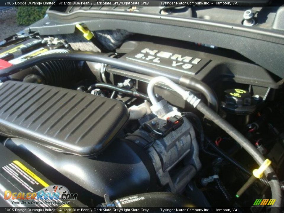 2006 Dodge Durango Limited Atlantic Blue Pearl / Dark Slate Gray/Light Slate Gray Photo #26