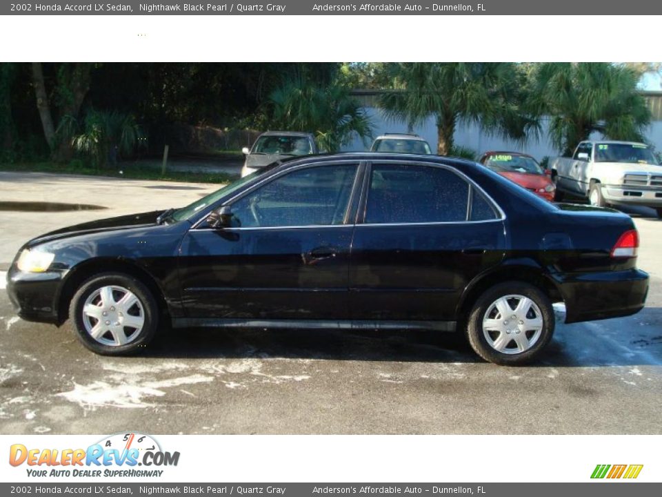 2002 Honda accord lx black #1