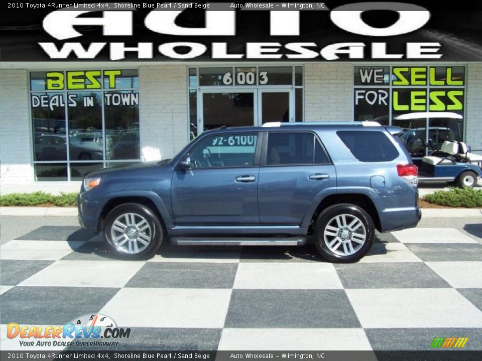 2010 Toyota 4Runner Limited 4x4 Shoreline Blue Pearl / Sand Beige Photo #1
