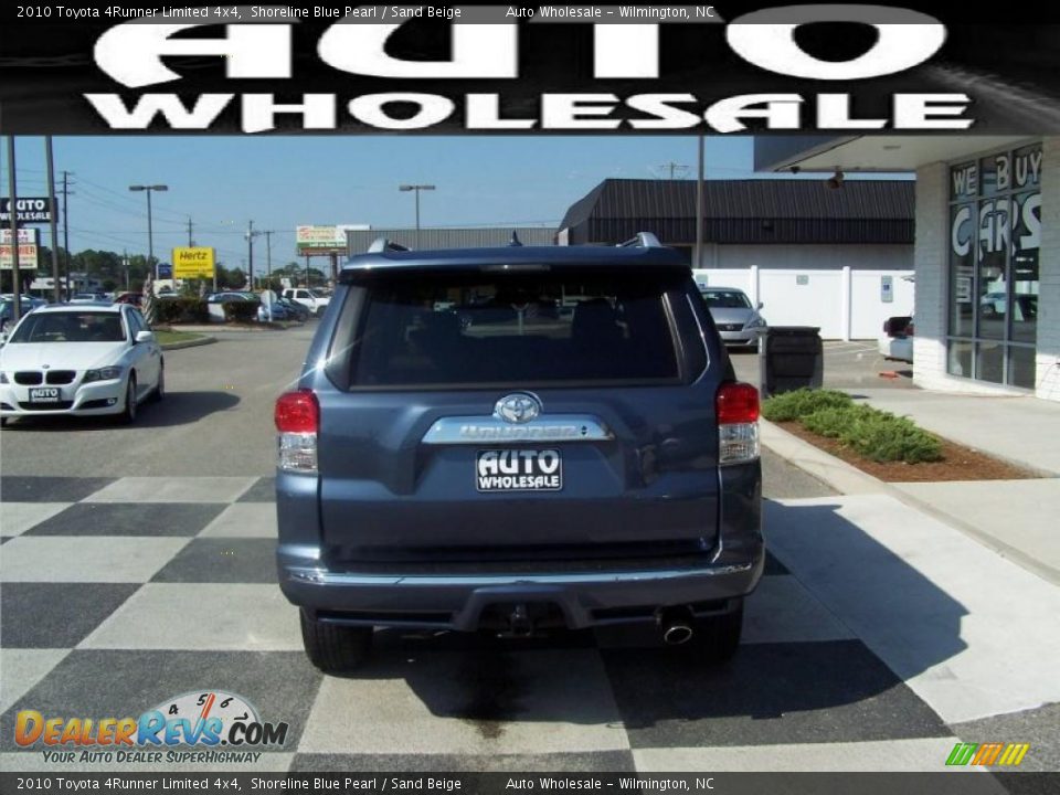 2010 Toyota 4Runner Limited 4x4 Shoreline Blue Pearl / Sand Beige Photo #3