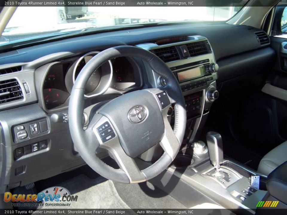2010 Toyota 4Runner Limited 4x4 Shoreline Blue Pearl / Sand Beige Photo #9
