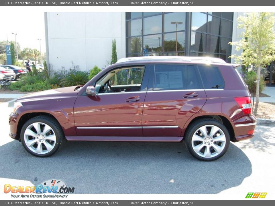 2010 Mercedes-Benz GLK 350 Barolo Red Metallic / Almond/Black Photo #2