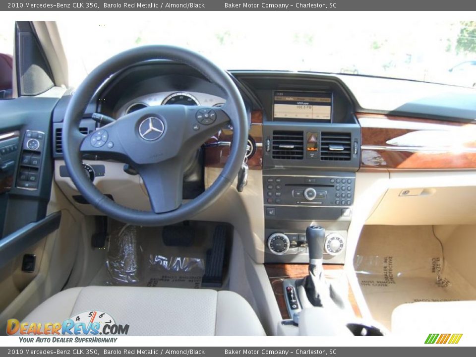 2010 Mercedes-Benz GLK 350 Barolo Red Metallic / Almond/Black Photo #3