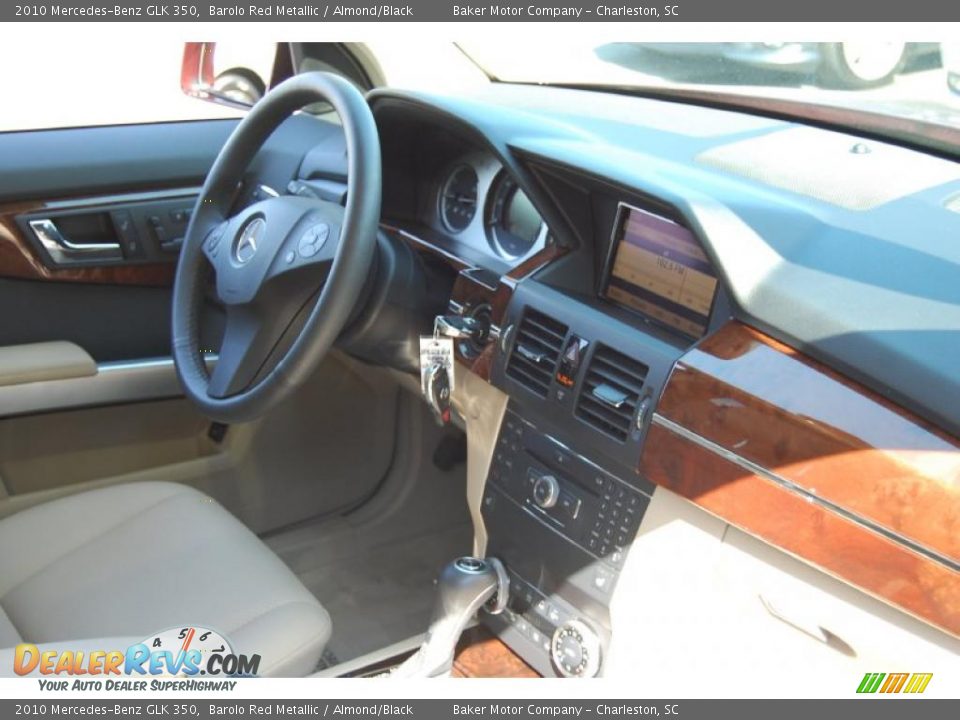 2010 Mercedes-Benz GLK 350 Barolo Red Metallic / Almond/Black Photo #11
