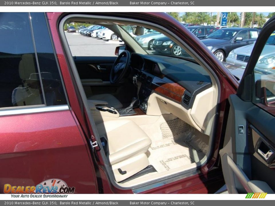 2010 Mercedes-Benz GLK 350 Barolo Red Metallic / Almond/Black Photo #12