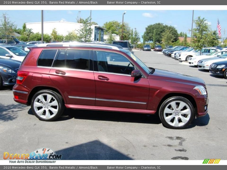 2010 Mercedes-Benz GLK 350 Barolo Red Metallic / Almond/Black Photo #15