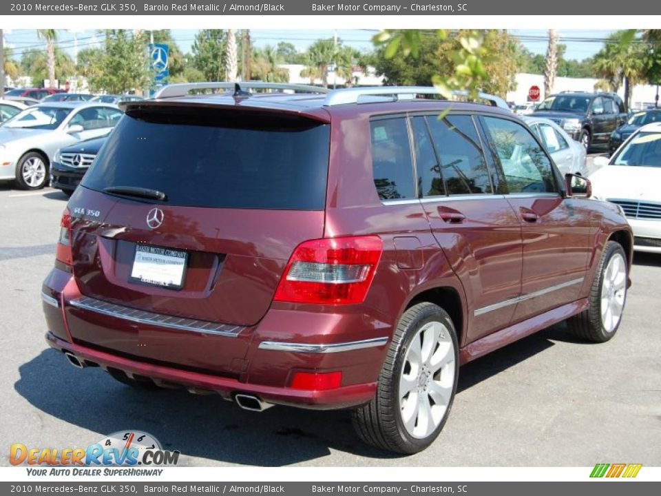 2010 Mercedes-Benz GLK 350 Barolo Red Metallic / Almond/Black Photo #16