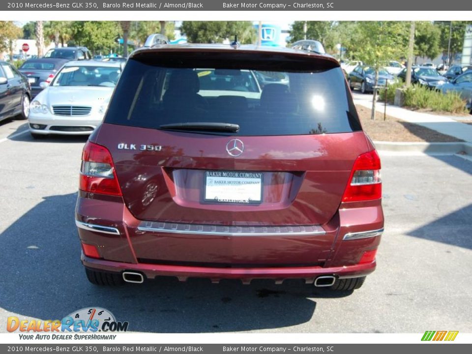 2010 Mercedes-Benz GLK 350 Barolo Red Metallic / Almond/Black Photo #17