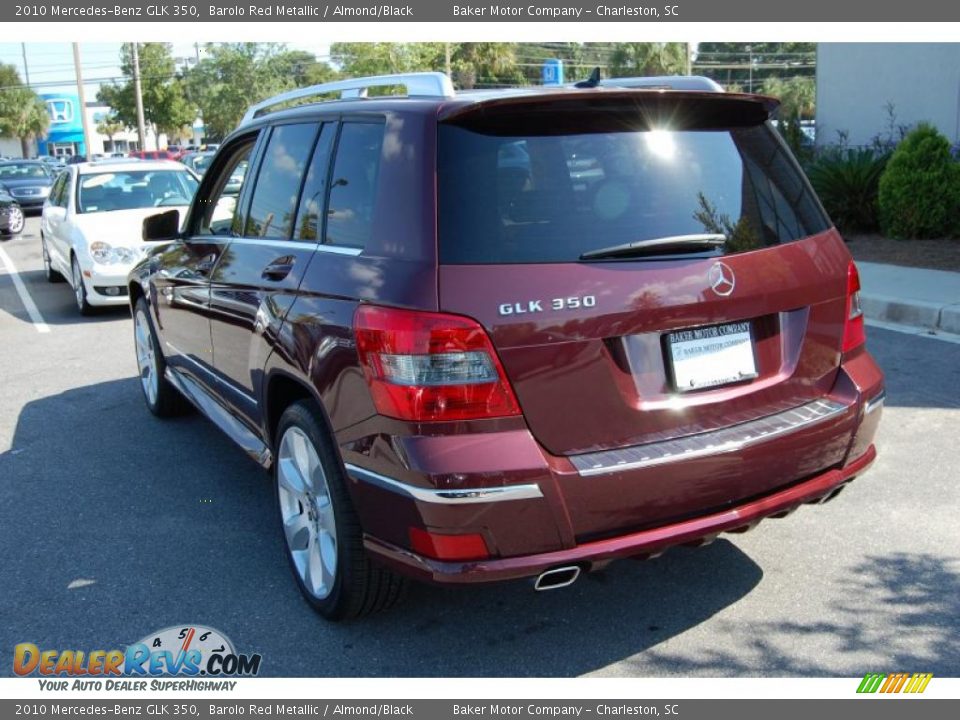 2010 Mercedes-Benz GLK 350 Barolo Red Metallic / Almond/Black Photo #18