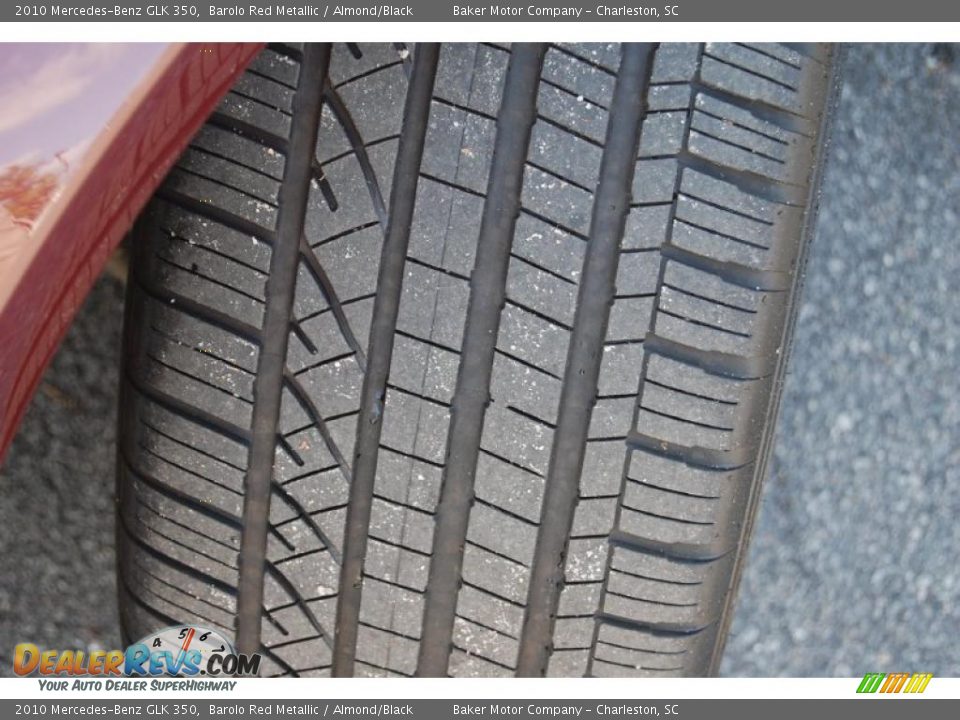 2010 Mercedes-Benz GLK 350 Barolo Red Metallic / Almond/Black Photo #20