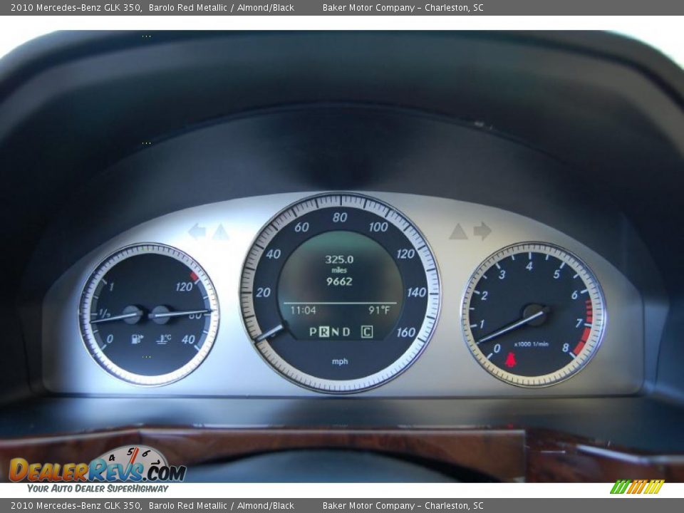2010 Mercedes-Benz GLK 350 Barolo Red Metallic / Almond/Black Photo #24