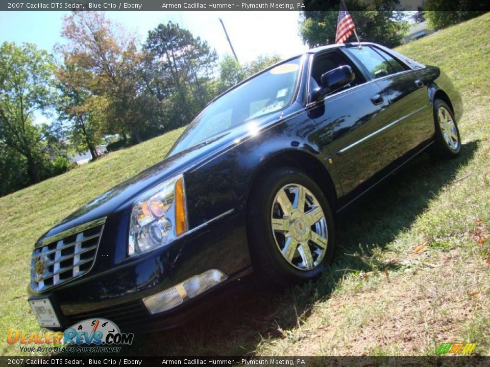 2007 Cadillac DTS Sedan Blue Chip / Ebony Photo #1