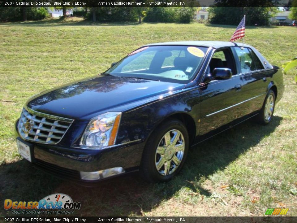 2007 Cadillac DTS Sedan Blue Chip / Ebony Photo #2