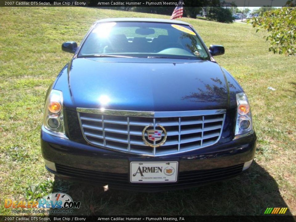 2007 Cadillac DTS Sedan Blue Chip / Ebony Photo #3