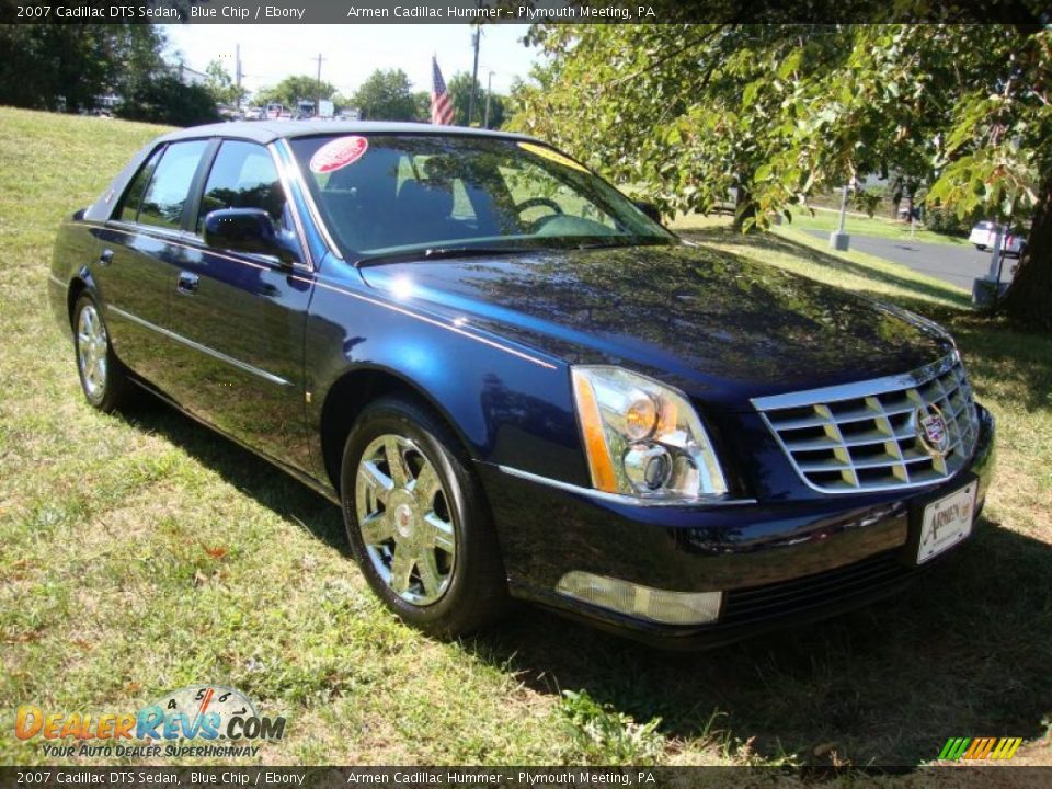 2007 Cadillac DTS Sedan Blue Chip / Ebony Photo #4