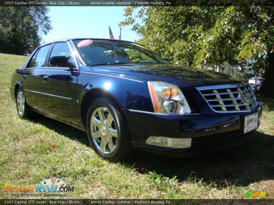 2007 Cadillac DTS Sedan Blue Chip / Ebony Photo #5