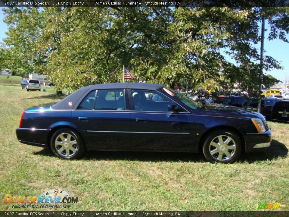 2007 Cadillac DTS Sedan Blue Chip / Ebony Photo #6