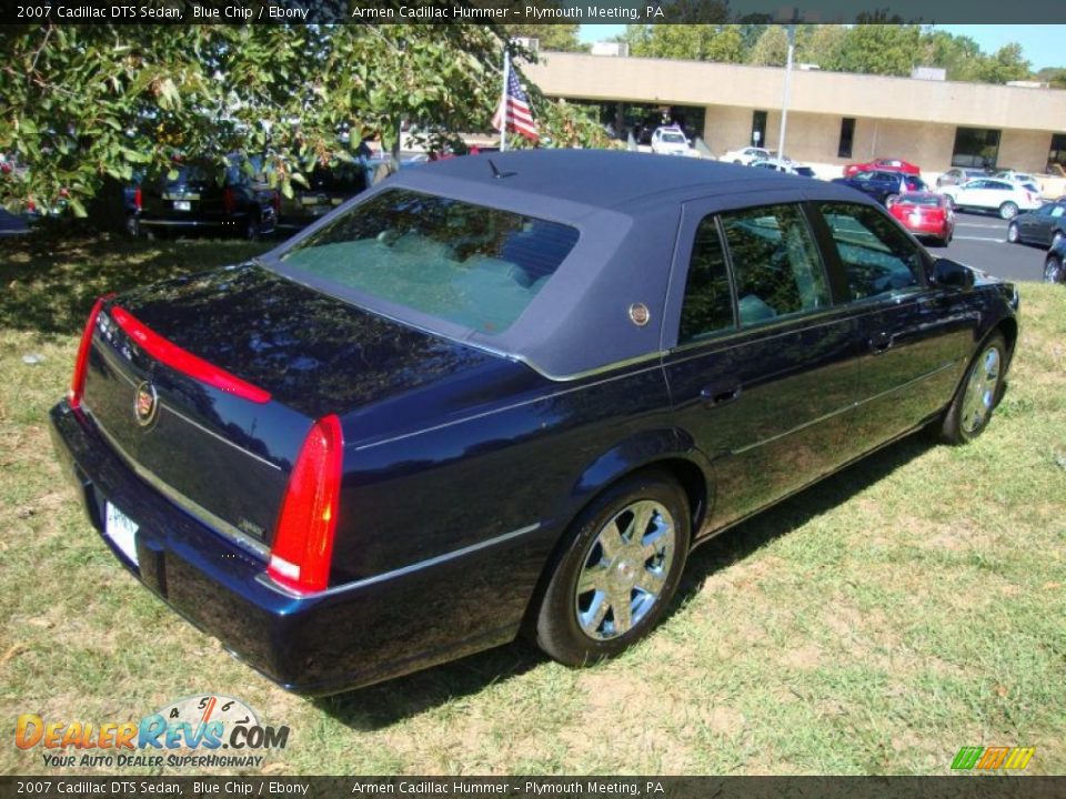 2007 Cadillac DTS Sedan Blue Chip / Ebony Photo #7