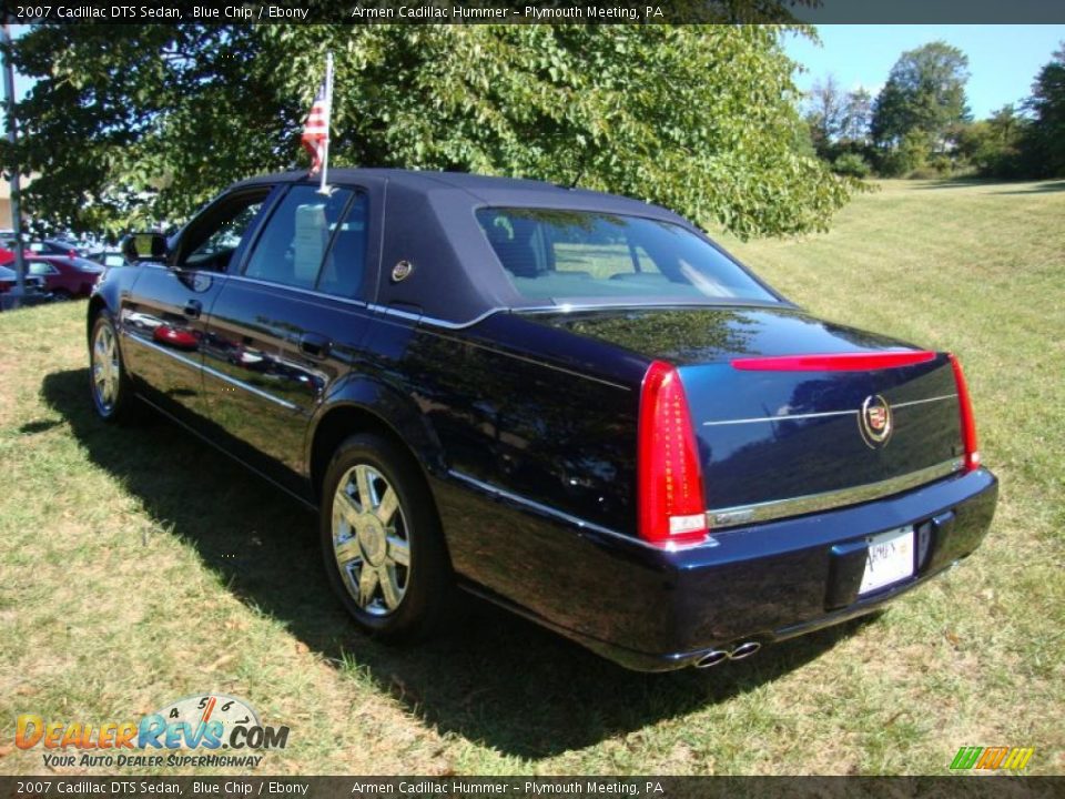 2007 Cadillac DTS Sedan Blue Chip / Ebony Photo #9