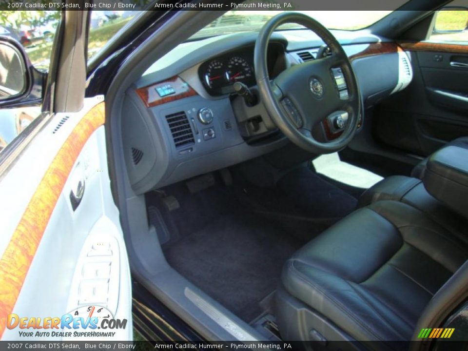 2007 Cadillac DTS Sedan Blue Chip / Ebony Photo #12