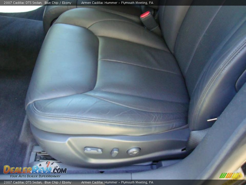 2007 Cadillac DTS Sedan Blue Chip / Ebony Photo #16
